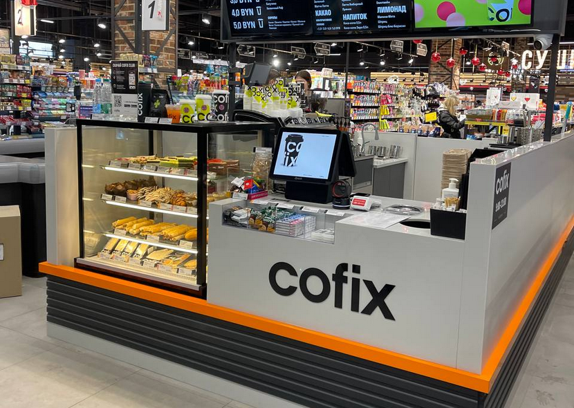 Количество автоматизированных ККС заведений Cofix в Беларуси уже более 40 кофеен