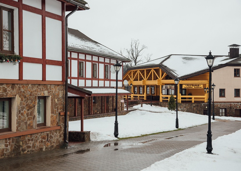 Автоматизирован ресторан Гасцінны маентак в горнолыжном курорте Логойск 